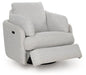 Alainmont Next-Gen Nuvella Swivel Power Recliner - Abundant Home Collections