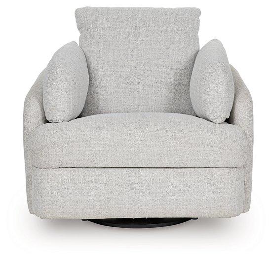Alainmont Next-Gen Nuvella Swivel Power Recliner - Abundant Home Collections