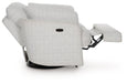 Alainmont Next-Gen Nuvella Swivel Power Recliner - Abundant Home Collections