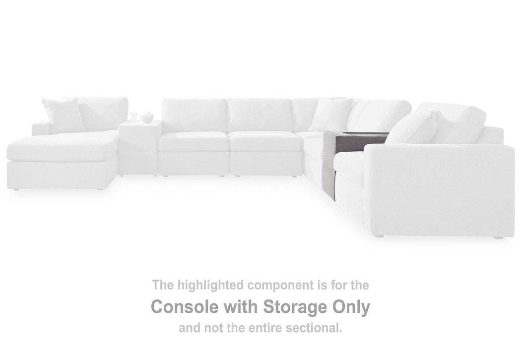 Modmax Balanced Sectional with Audio and Storage Consoles - Abundant Home Collections