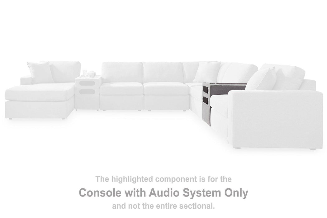 Modmax Balanced Sectional with Audio and Storage Consoles - Abundant Home Collections