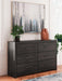 Hollivern Dresser and Mirror - Abundant Home Collections