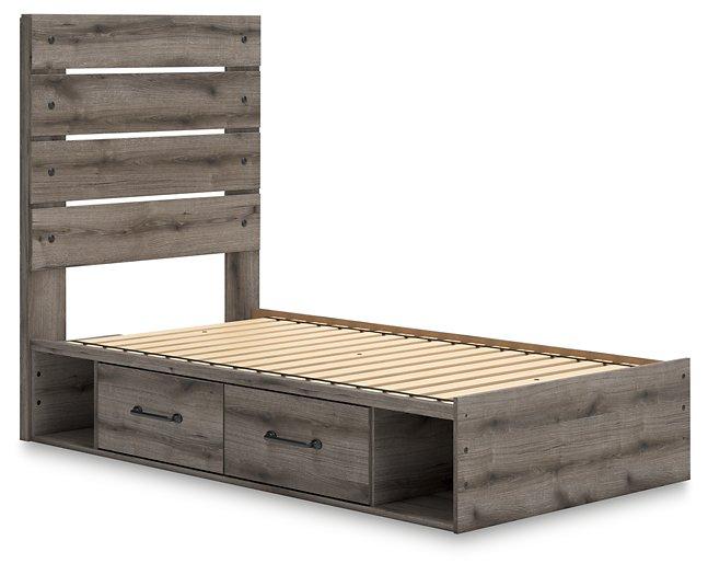 Graystorm Bed with Storage - Abundant Home Collections