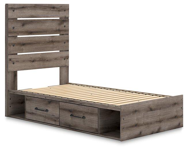 Graystorm Bed with Storage - Abundant Home Collections