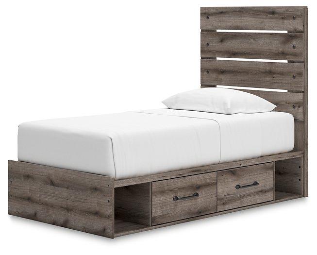 Graystorm Bed with Storage - Abundant Home Collections
