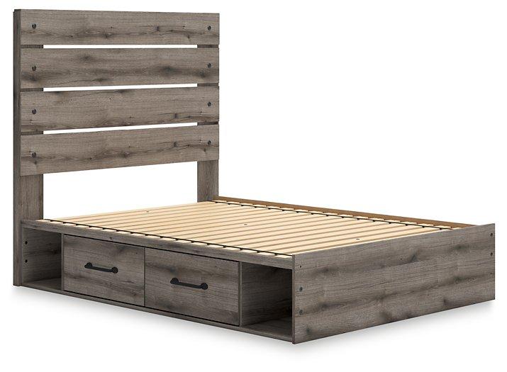 Graystorm Bed with Storage - Abundant Home Collections