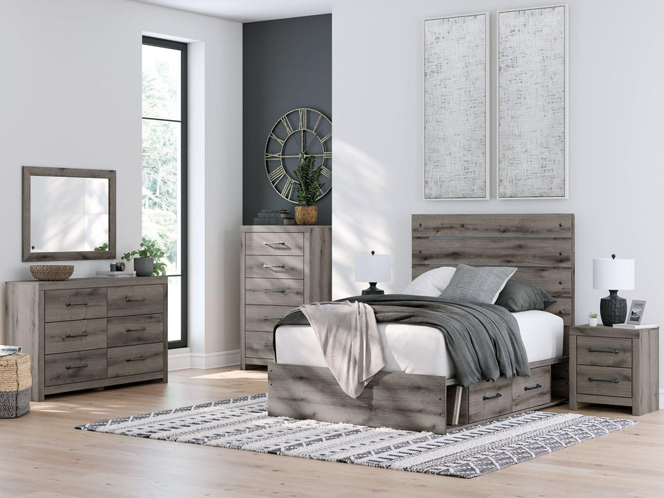 Graystorm Bed with Storage - Abundant Home Collections
