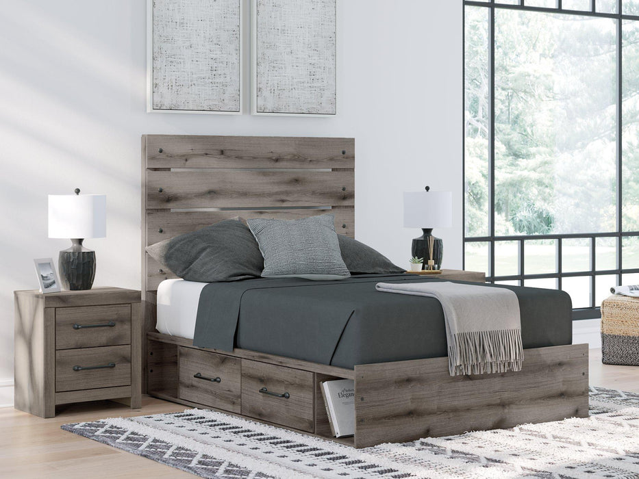 Graystorm Bed with Storage - Abundant Home Collections