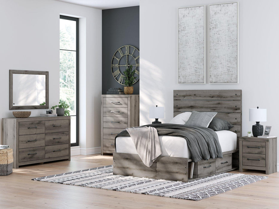 Graystorm Bed with Storage - Abundant Home Collections