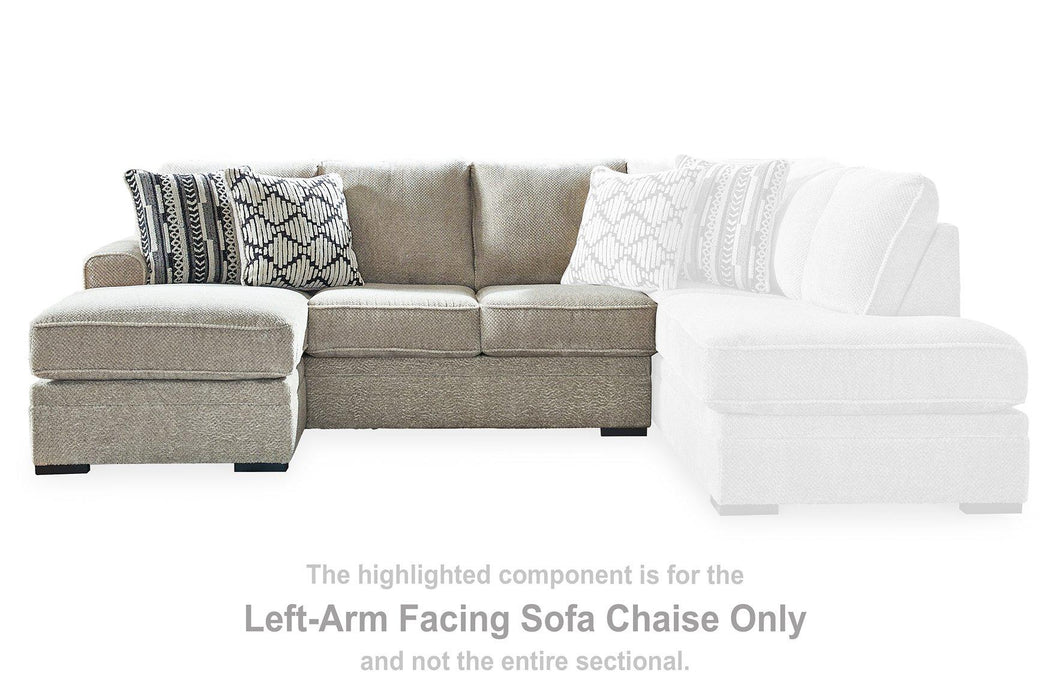 Calnita Sectional with Chaise - Abundant Home Collections