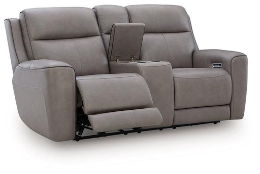 5Z-Comfort Power Reclining Loveseat with Console - Abundant Home Collections