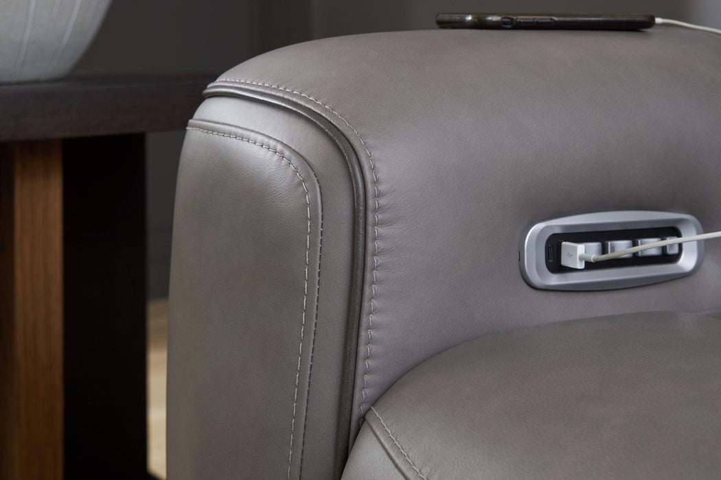 5Z-Comfort Power Reclining Loveseat with Console - Abundant Home Collections