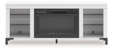 Brollevi 60" TV Stand with Electric Fireplace - Abundant Home Collections