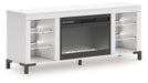 Brollevi 60" TV Stand with Electric Fireplace - Abundant Home Collections