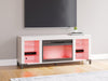 Brollevi 60" TV Stand with Electric Fireplace - Abundant Home Collections