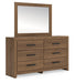 Broachmyn Dresser and Mirror - Abundant Home Collections