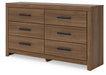 Broachmyn Dresser and Mirror - Abundant Home Collections