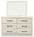 Cambeck Dresser and Mirror - Abundant Home Collections