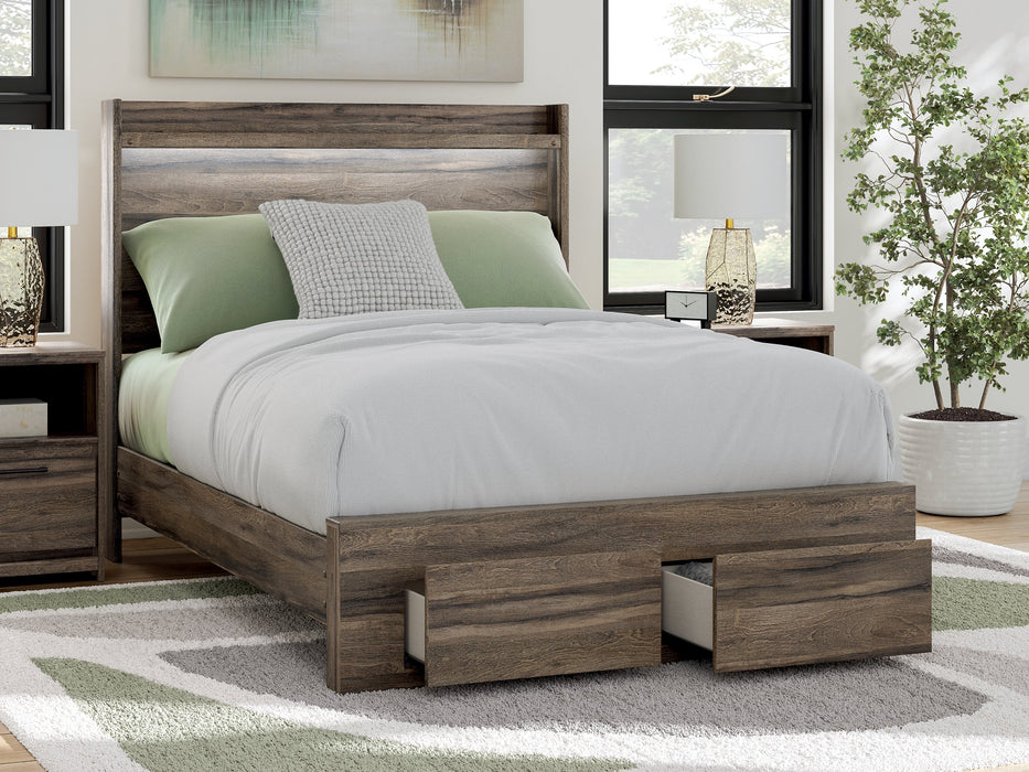 Elbrim Panel Storage Bed - Abundant Home Collections