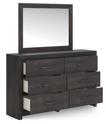 Hollivern Dresser and Mirror - Abundant Home Collections
