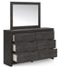 Hollivern Dresser and Mirror - Abundant Home Collections