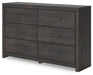 Hollivern Dresser and Mirror - Abundant Home Collections