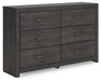 Hollivern Dresser and Mirror - Abundant Home Collections