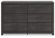 Hollivern Dresser and Mirror - Abundant Home Collections