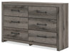 Graystorm Dresser and Mirror - Abundant Home Collections