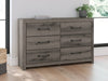 Graystorm Dresser and Mirror - Abundant Home Collections