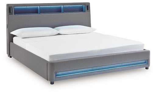 Verishaw Upholstered Bed - Abundant Home Collections