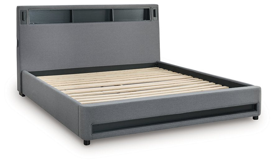 Verishaw Upholstered Bed - Abundant Home Collections