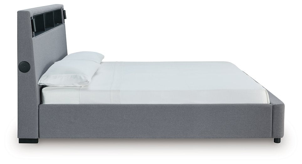 Verishaw Upholstered Bed - Abundant Home Collections