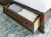 Trellington Sleigh Storage Bed - Abundant Home Collections