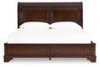 Trellington Sleigh Storage Bed - Abundant Home Collections