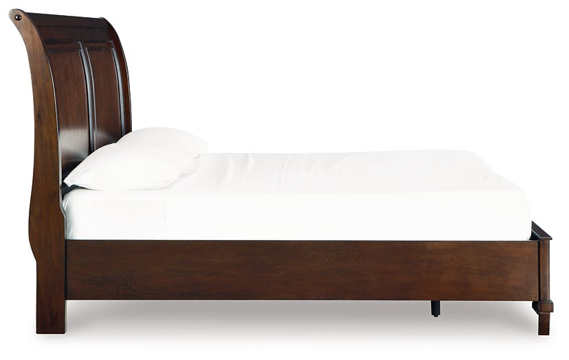 Trellington Sleigh Storage Bed - Abundant Home Collections