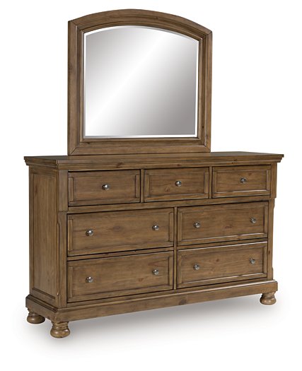 Feddinger Dresser and Mirror - Abundant Home Collections