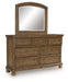 Feddinger Dresser and Mirror - Abundant Home Collections