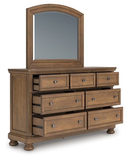 Feddinger Dresser and Mirror - Abundant Home Collections