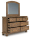 Feddinger Dresser and Mirror - Abundant Home Collections