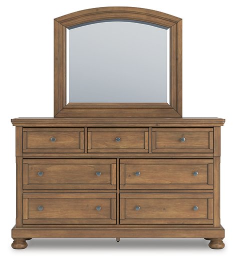 Feddinger Dresser and Mirror - Abundant Home Collections