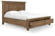 Feddinger Panel Storage Bed - Abundant Home Collections