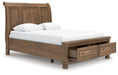 Feddinger Panel Storage Bed - Abundant Home Collections