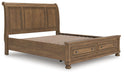 Feddinger Panel Storage Bed - Abundant Home Collections