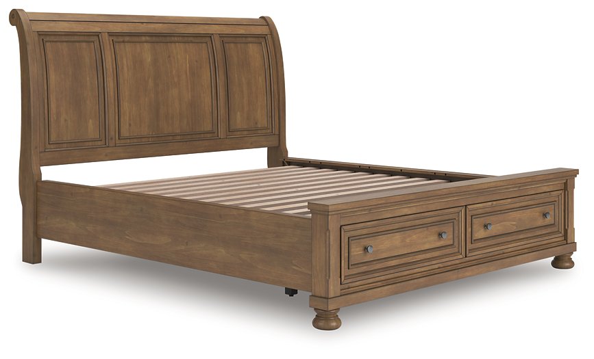 Feddinger Panel Storage Bed - Abundant Home Collections