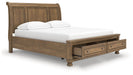 Feddinger Panel Storage Bed - Abundant Home Collections