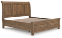 Feddinger Panel Storage Bed - Abundant Home Collections