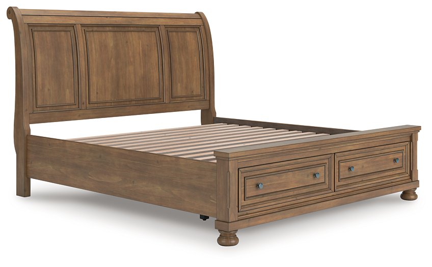 Feddinger Panel Storage Bed - Abundant Home Collections