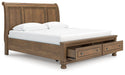 Feddinger Panel Storage Bed - Abundant Home Collections