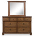 Chadworth Dresser and Mirror - Abundant Home Collections